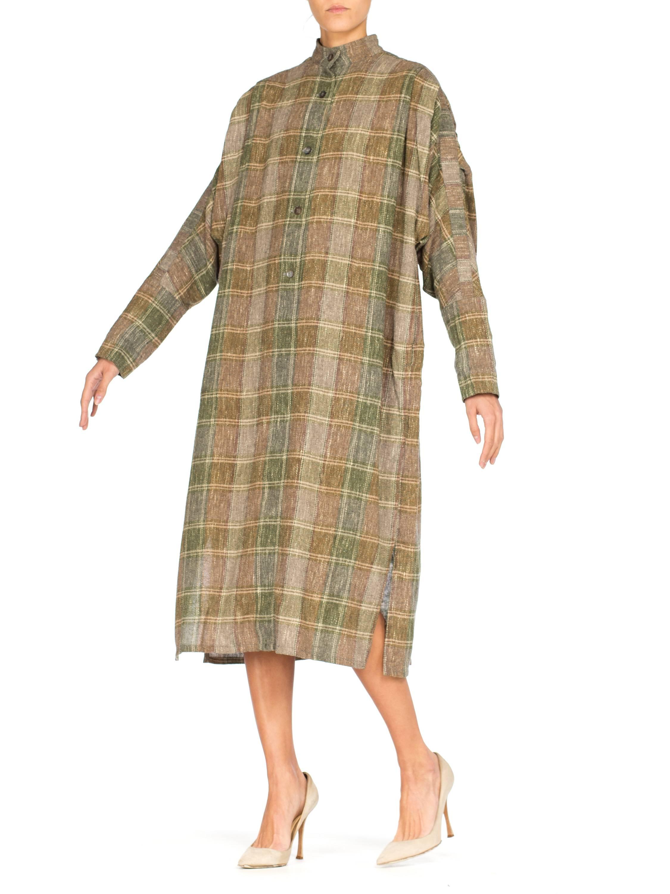 flannel tunic dress