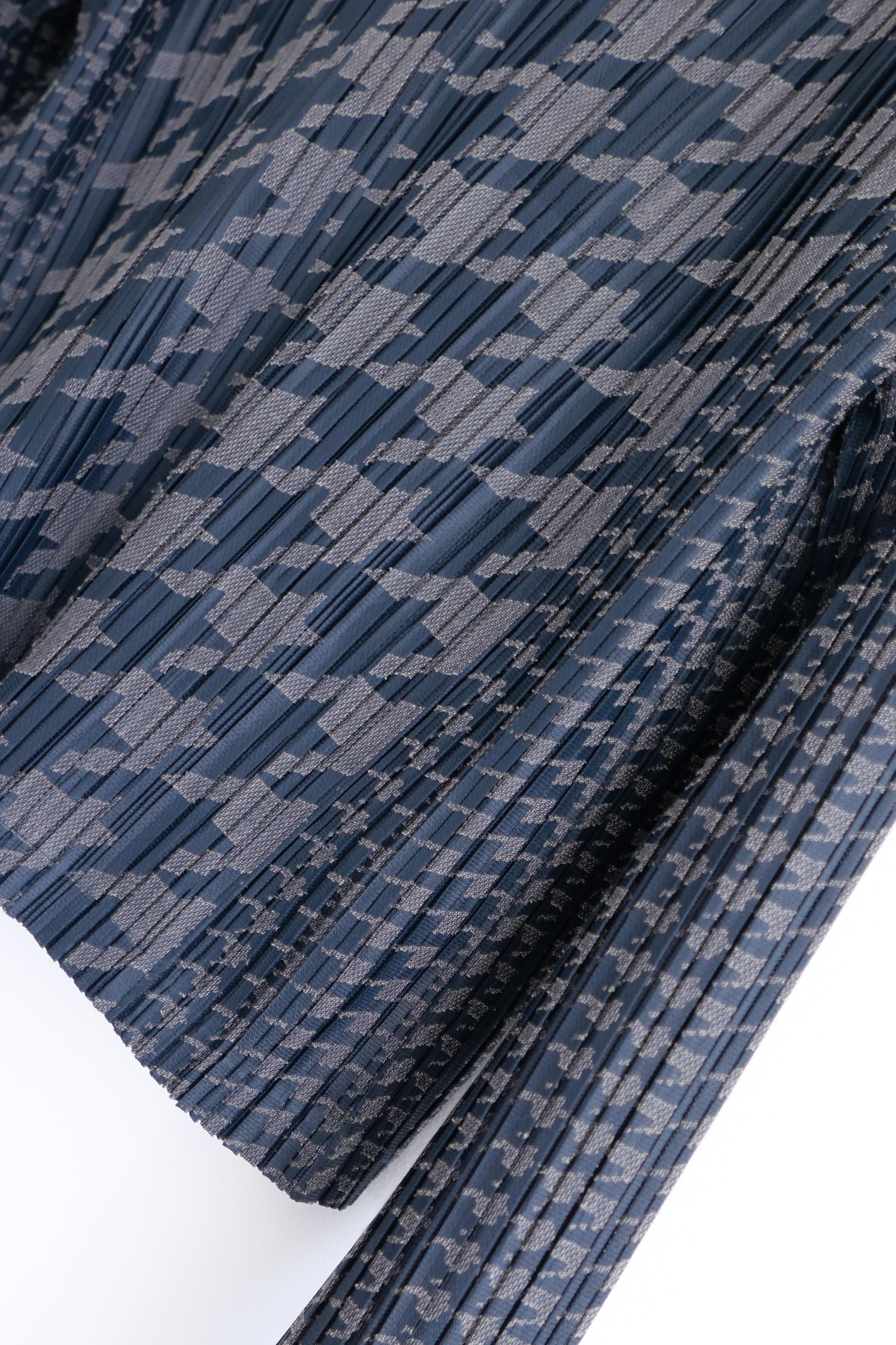 Issey Miyake Pleats Please 2015 Houndstooth Jacket 1