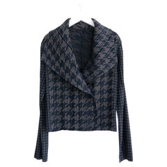 Issey Miyake Pleats Please 2015 Houndstooth Jacket