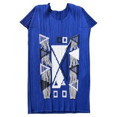 Issey Miyake Pleats Please Appliqué Trim Top