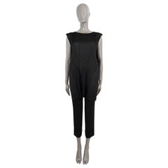 ISSEY MIYAKE PLEATS PLEASE black pleated Sleeveless Shirt 4 L