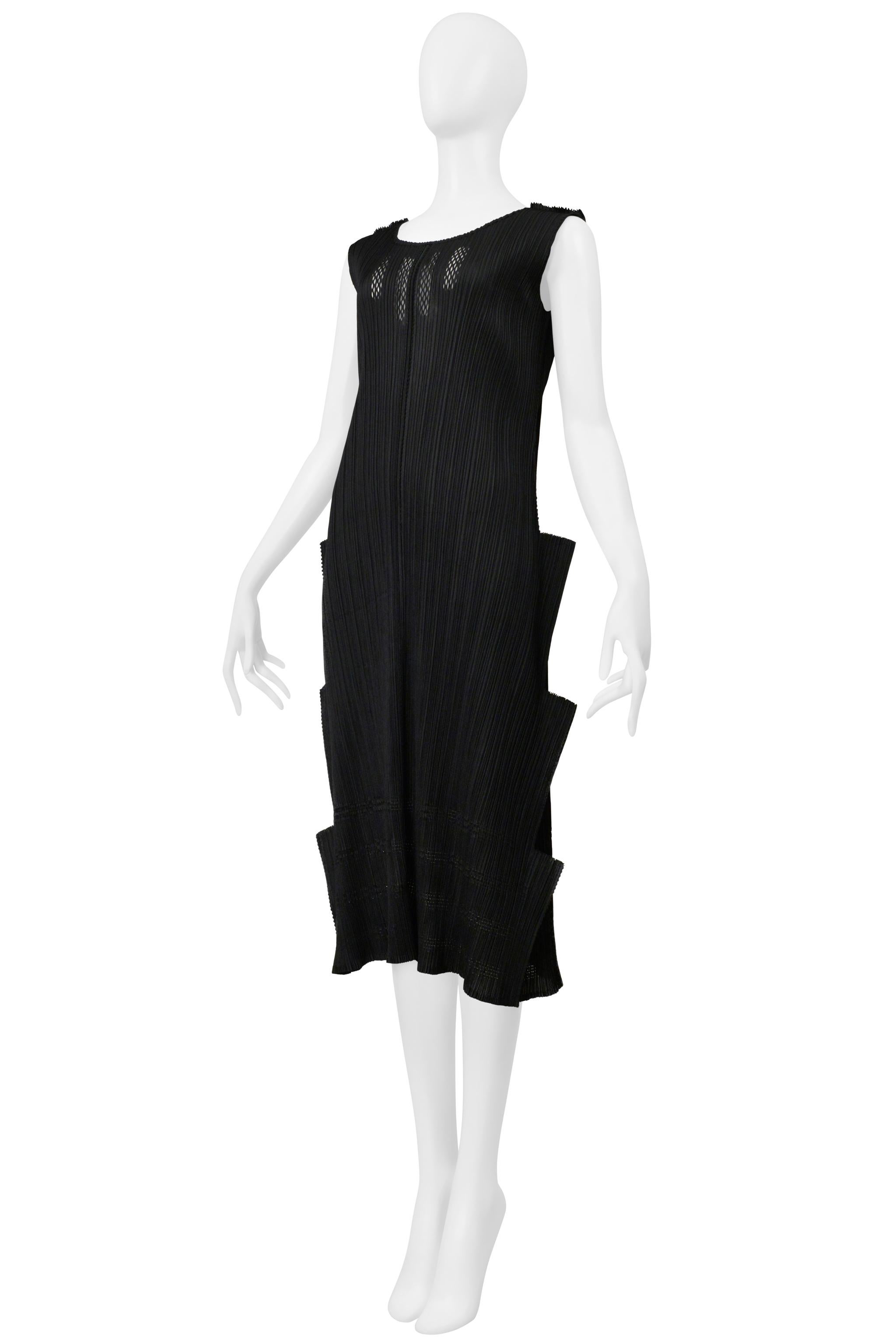 Issey Miyake Pleats Please Schwarzes 
