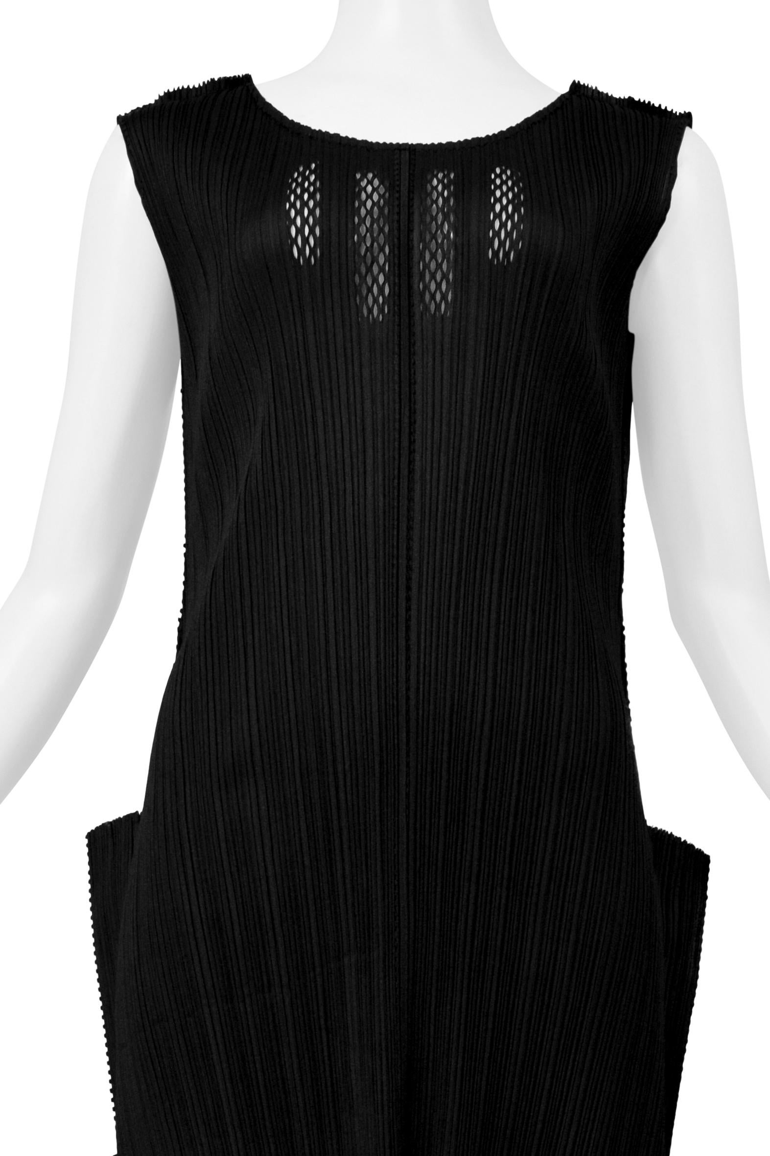 Issey Miyake Pleats Please Schwarzes 