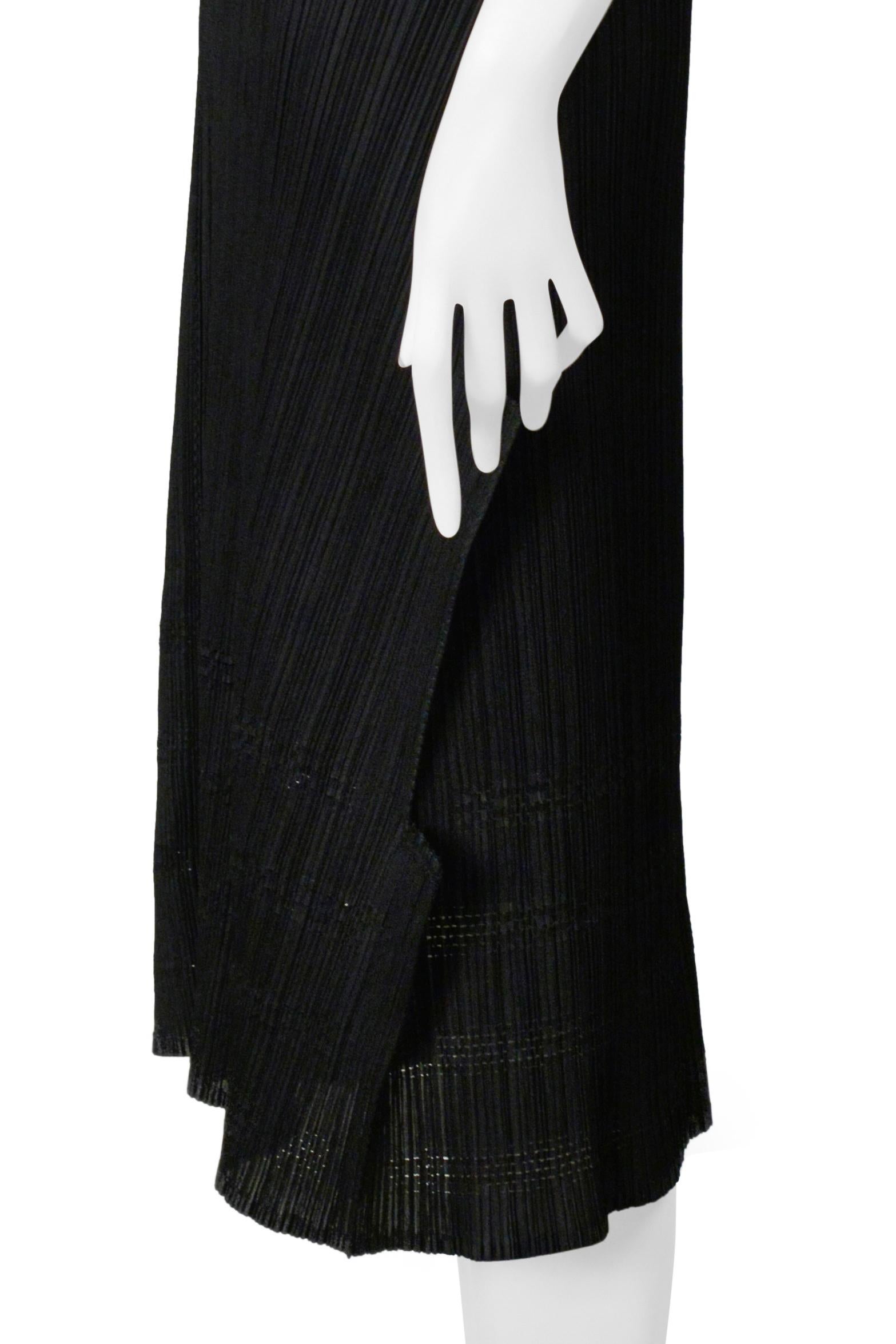 Issey Miyake Pleats Please Schwarzes 