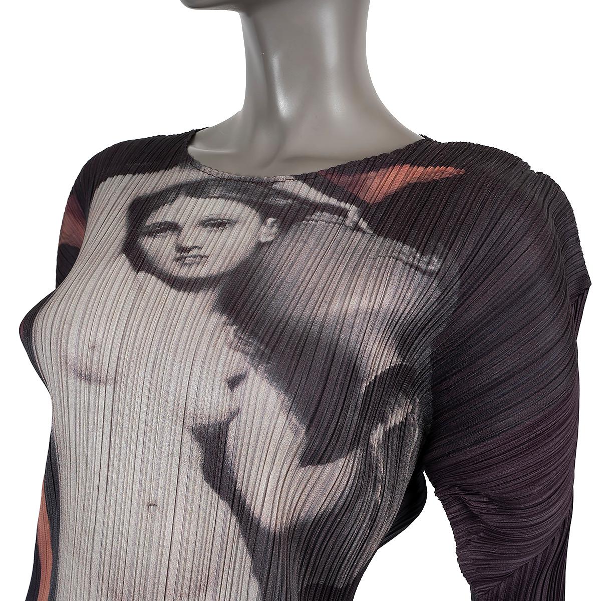 Women's ISSEY MIYAKE PLEATS PLEASE pleated 1997 YASUMASA MORIMURA Top Shirt S For Sale