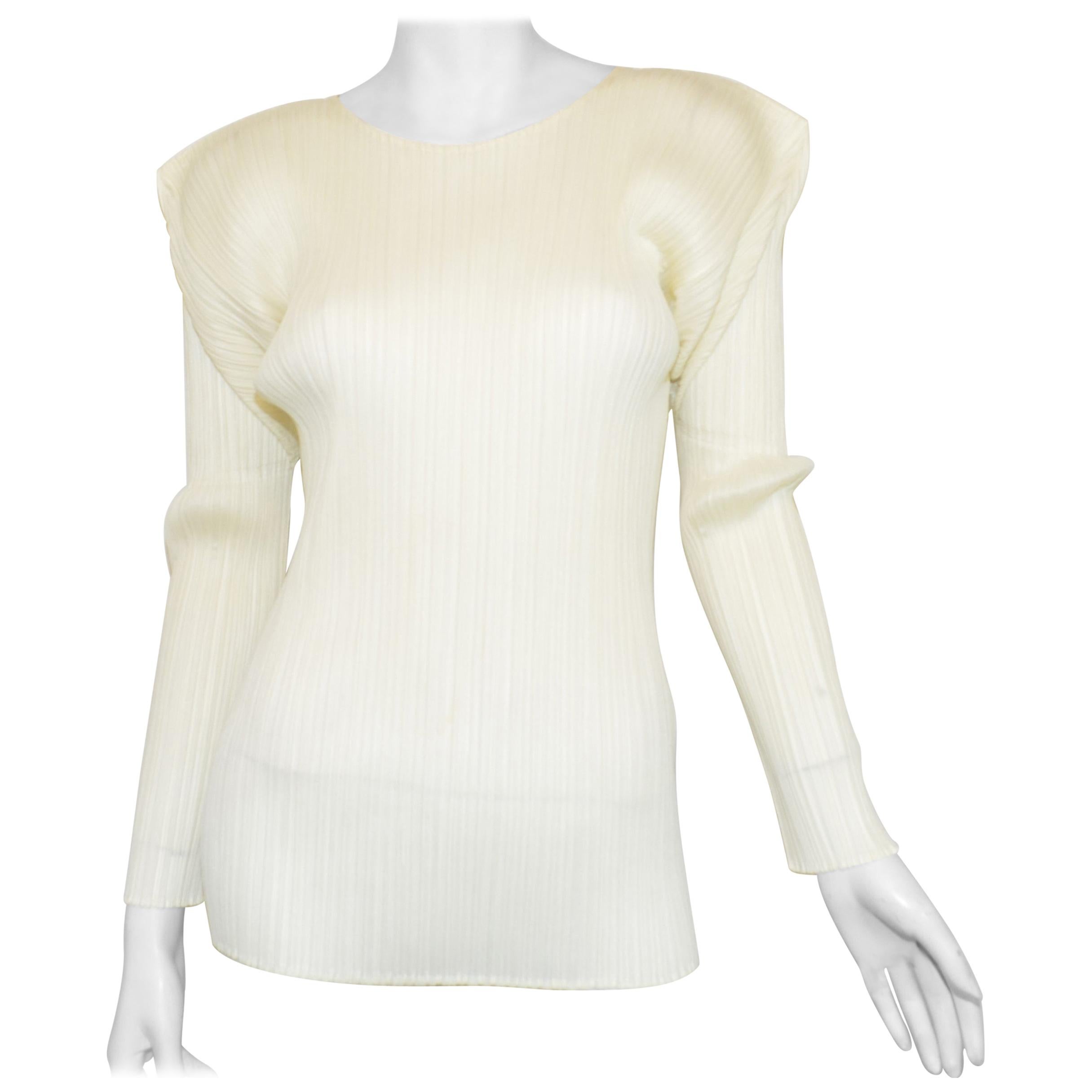 Issey Miyake Pleats Please Pleated Top For Sale at 1stDibs | issey miyake  top, pleats please top, issey miyake tops