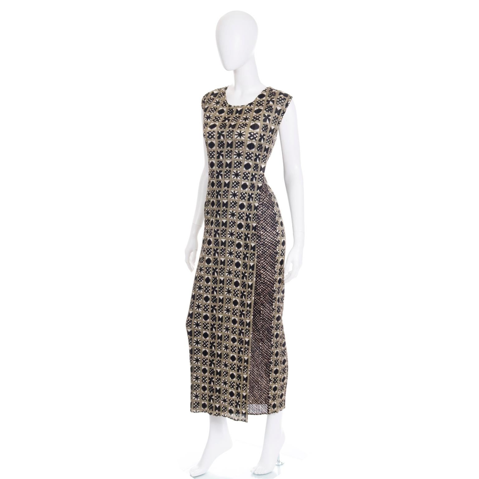 issey miyake pleats please black dress