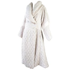 Vintage Issey Miyake Quilted Cocoon Coat, 1990s