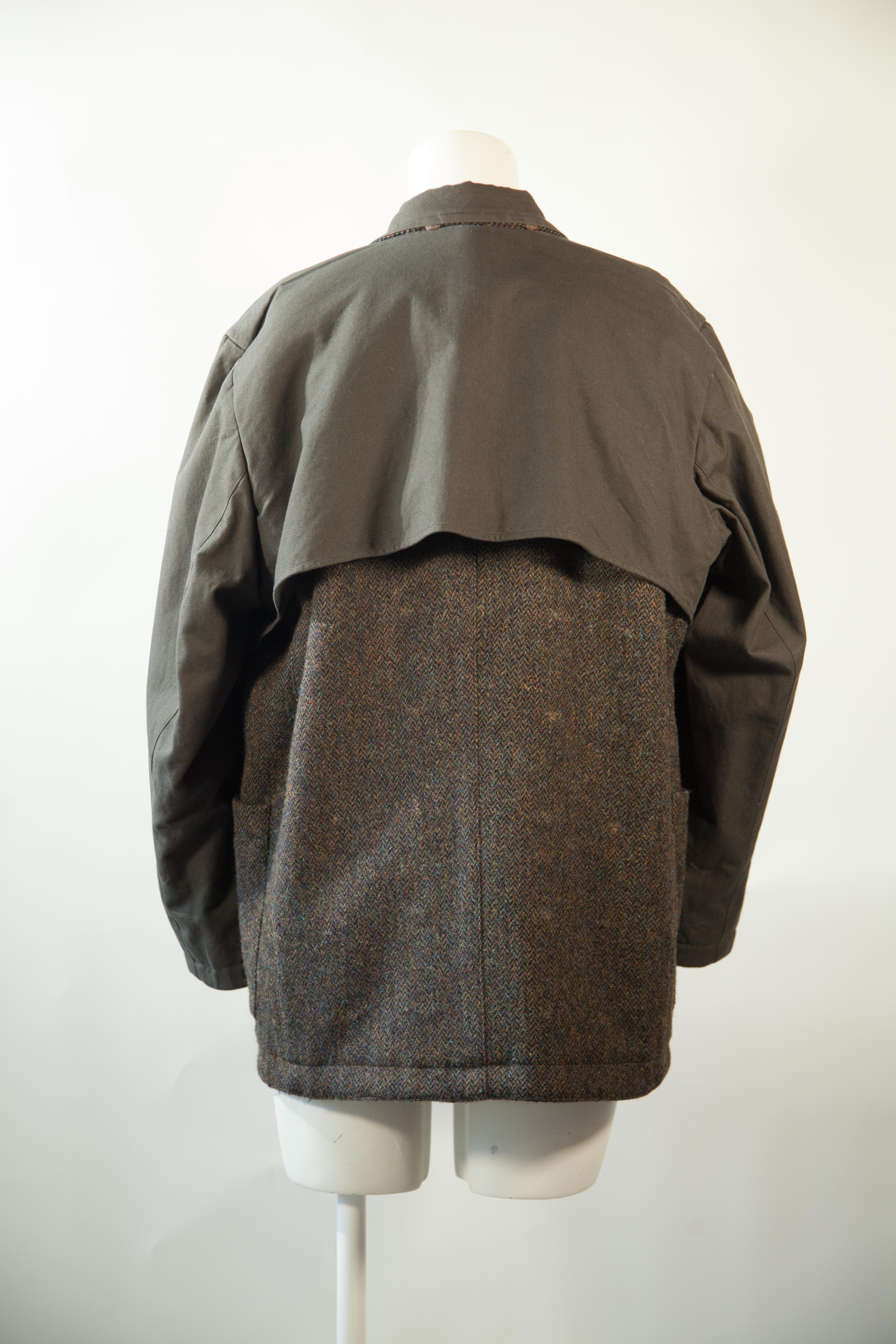 Issey Miyake, Rare, Reversible, Wool, Tweed Jacket, 1970s For Sale 4