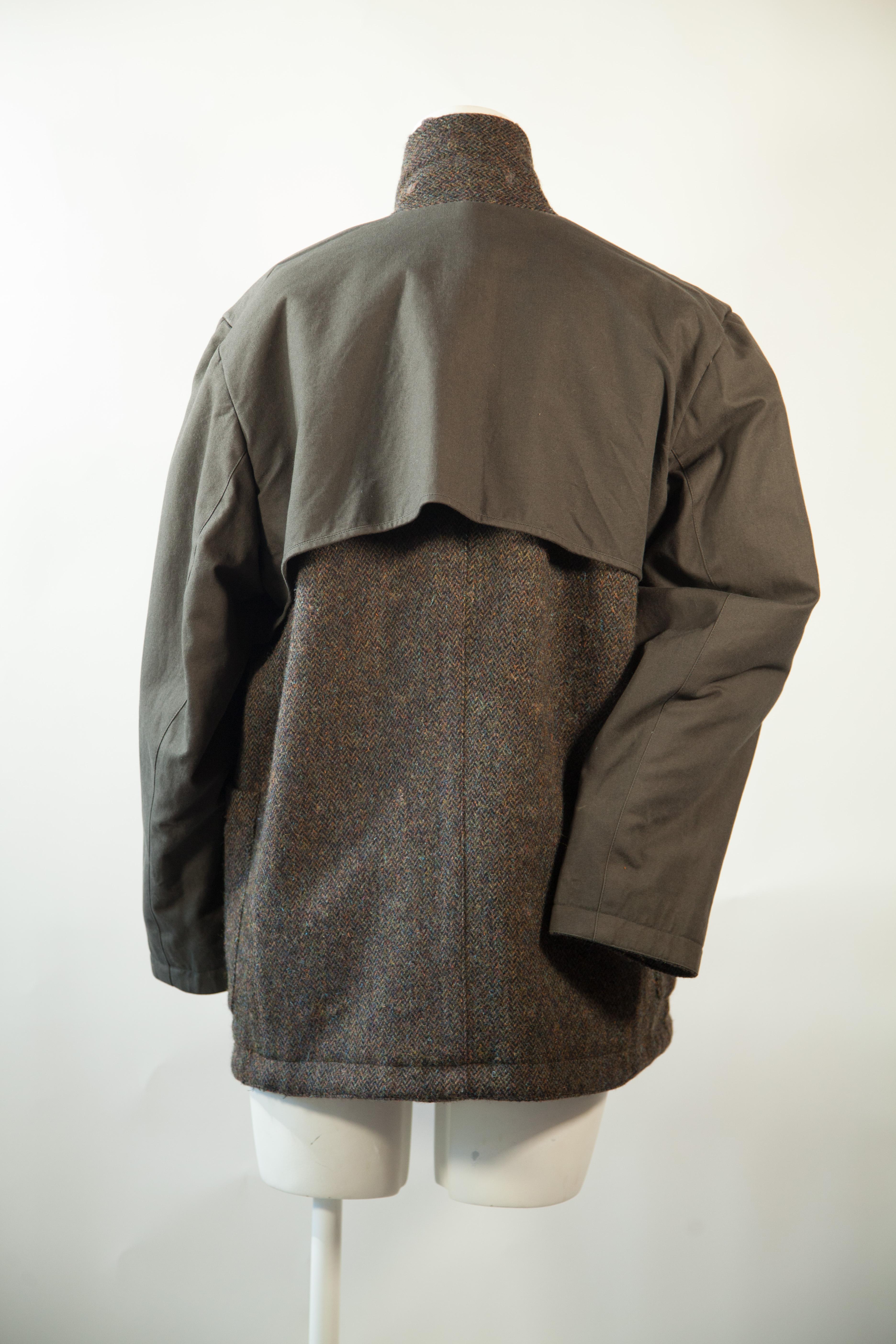 Issey Miyake, Rare, Reversible, Wool, Tweed Jacket, 1970s For Sale 2