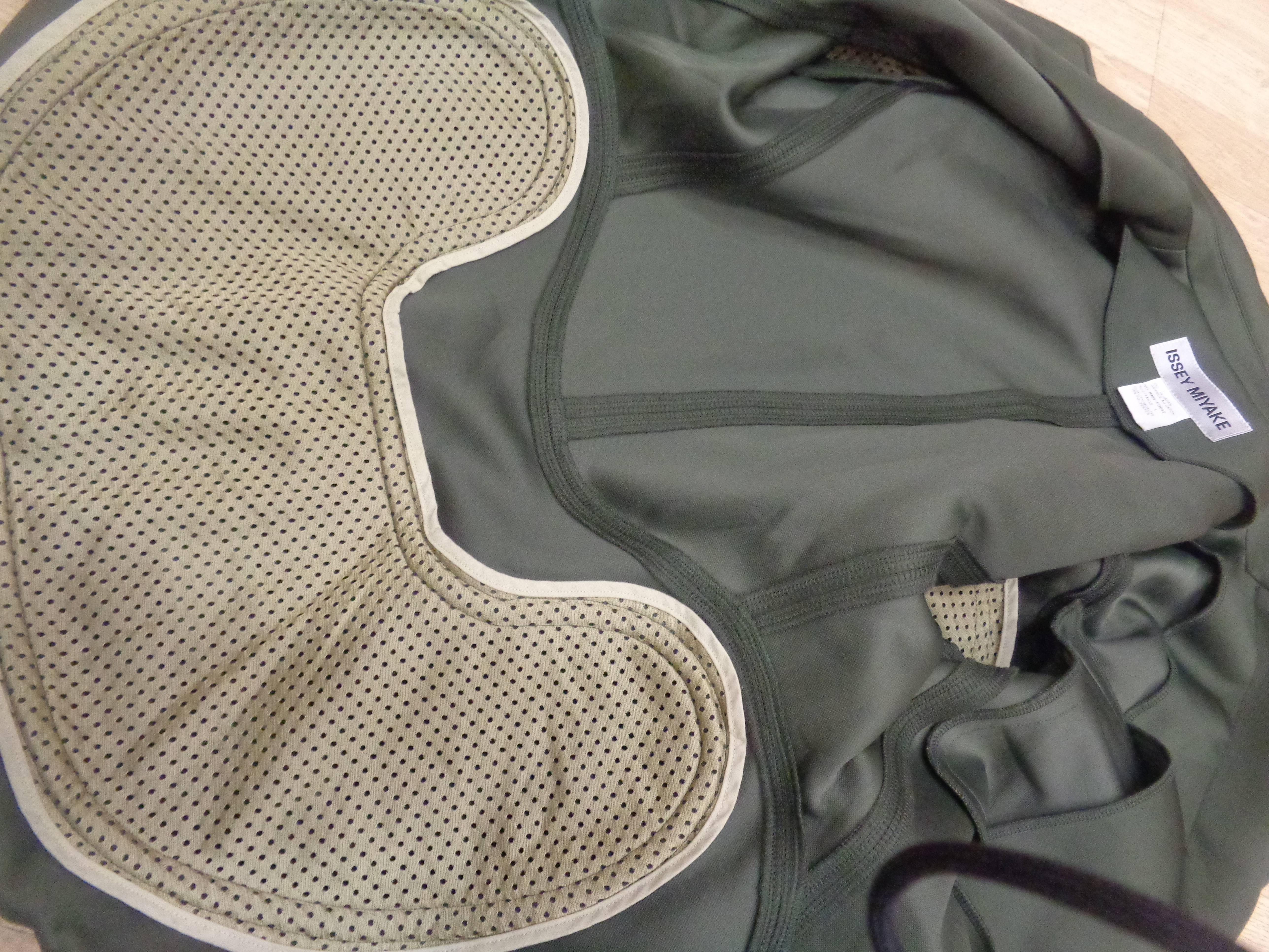 Issey Miyake Rare Green Bomber Jacket 4