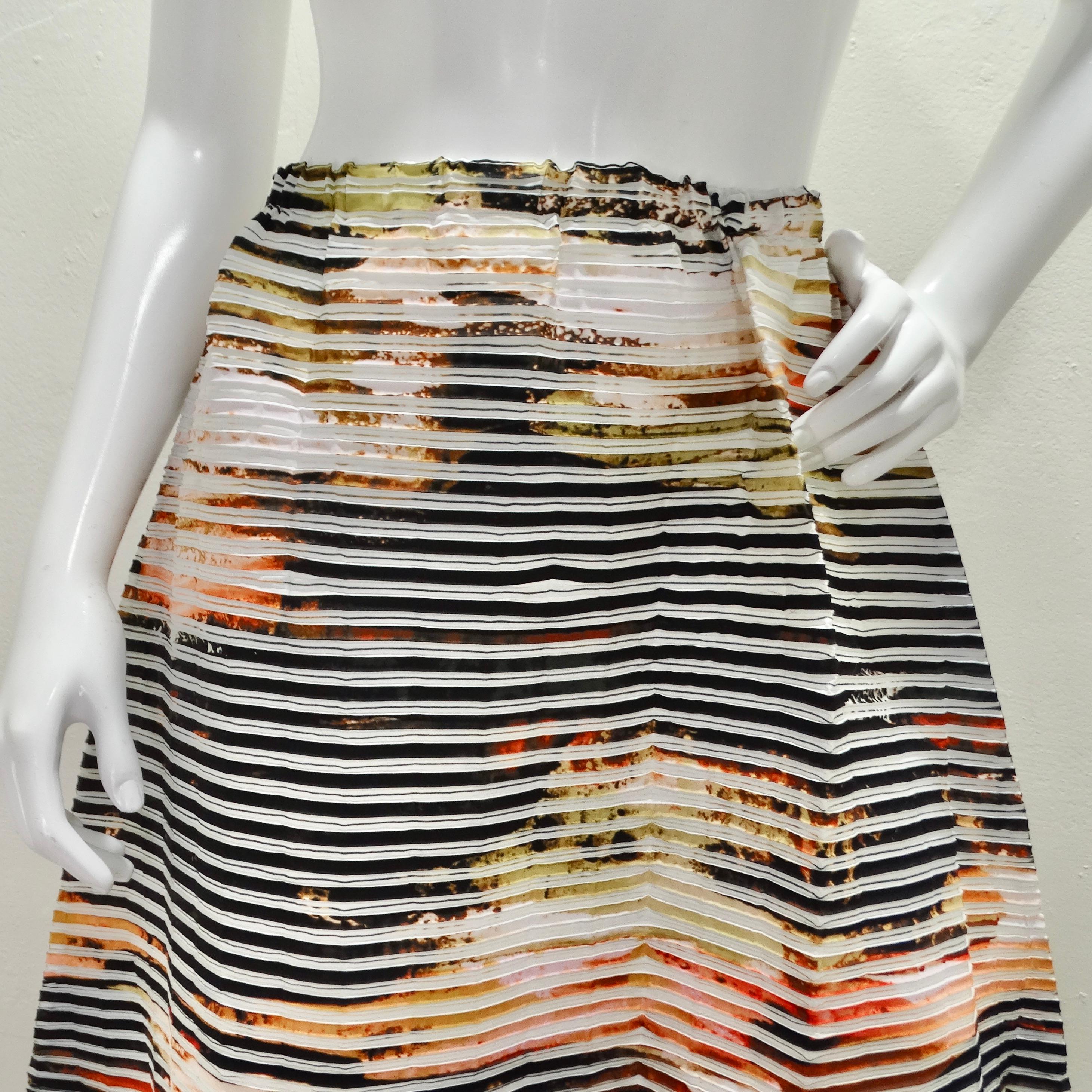 Falda plisada Issey Miyake Resort 2018 Gris en venta