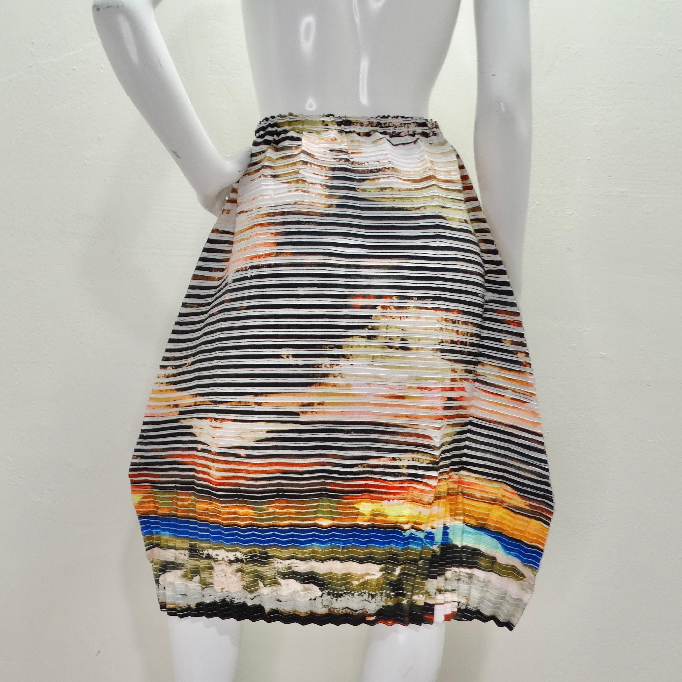 Issey Miyake Resort 2018 Pleated Skirt For Sale 3