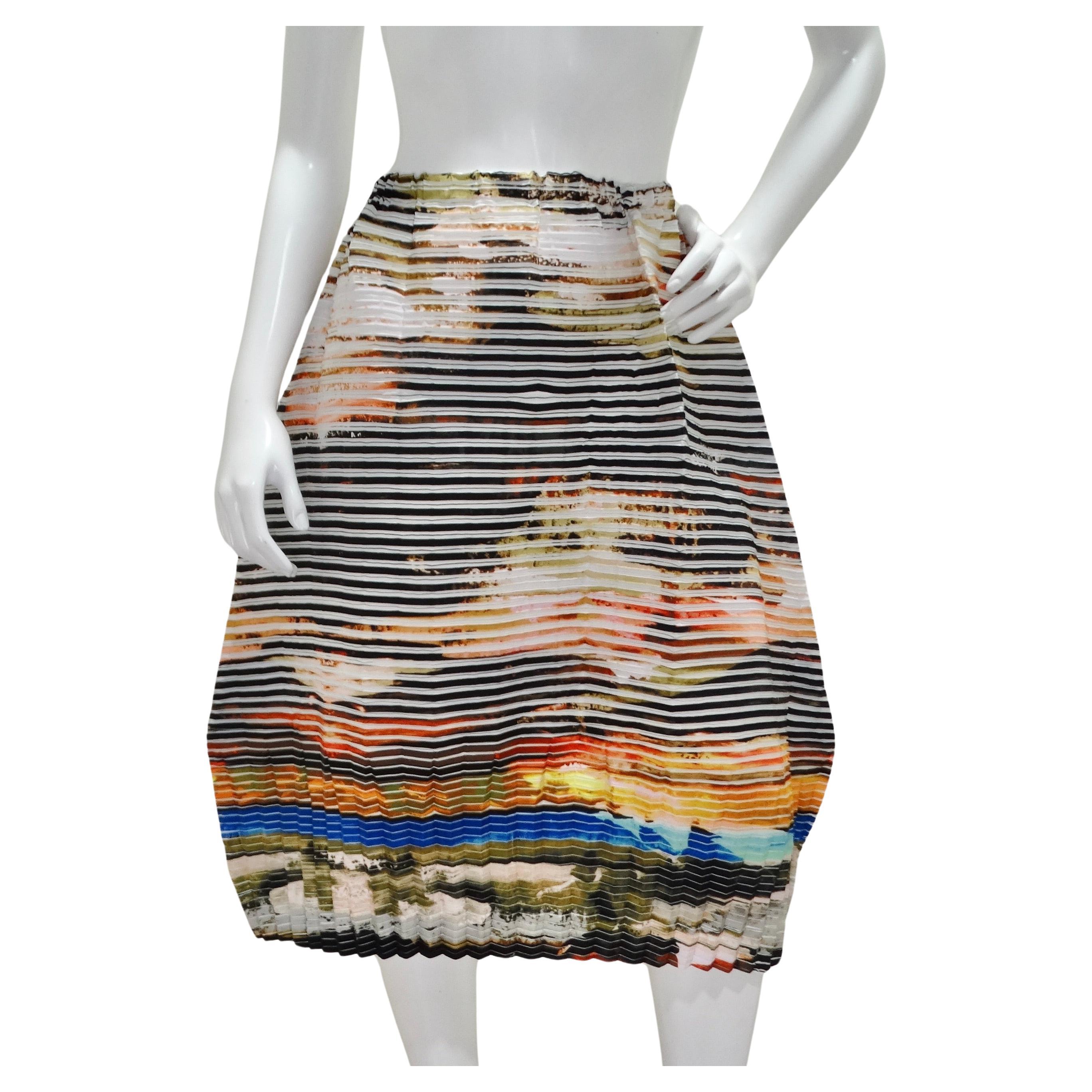 Issey Miyake Resort 2018 Pleated Skirt For Sale
