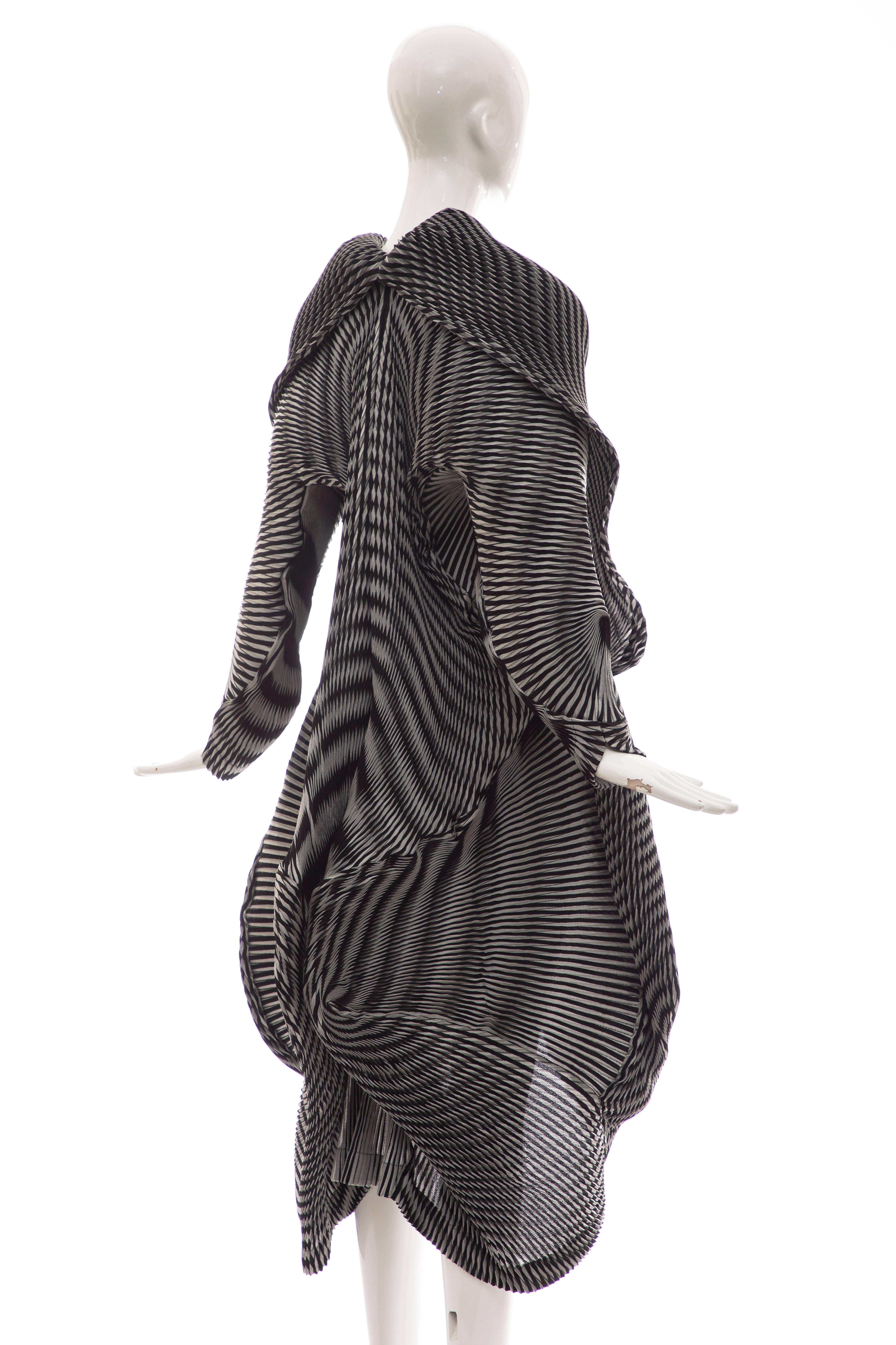 Women's Issey Miyake Runway Spiral Pleated Jacket, Fall 2016