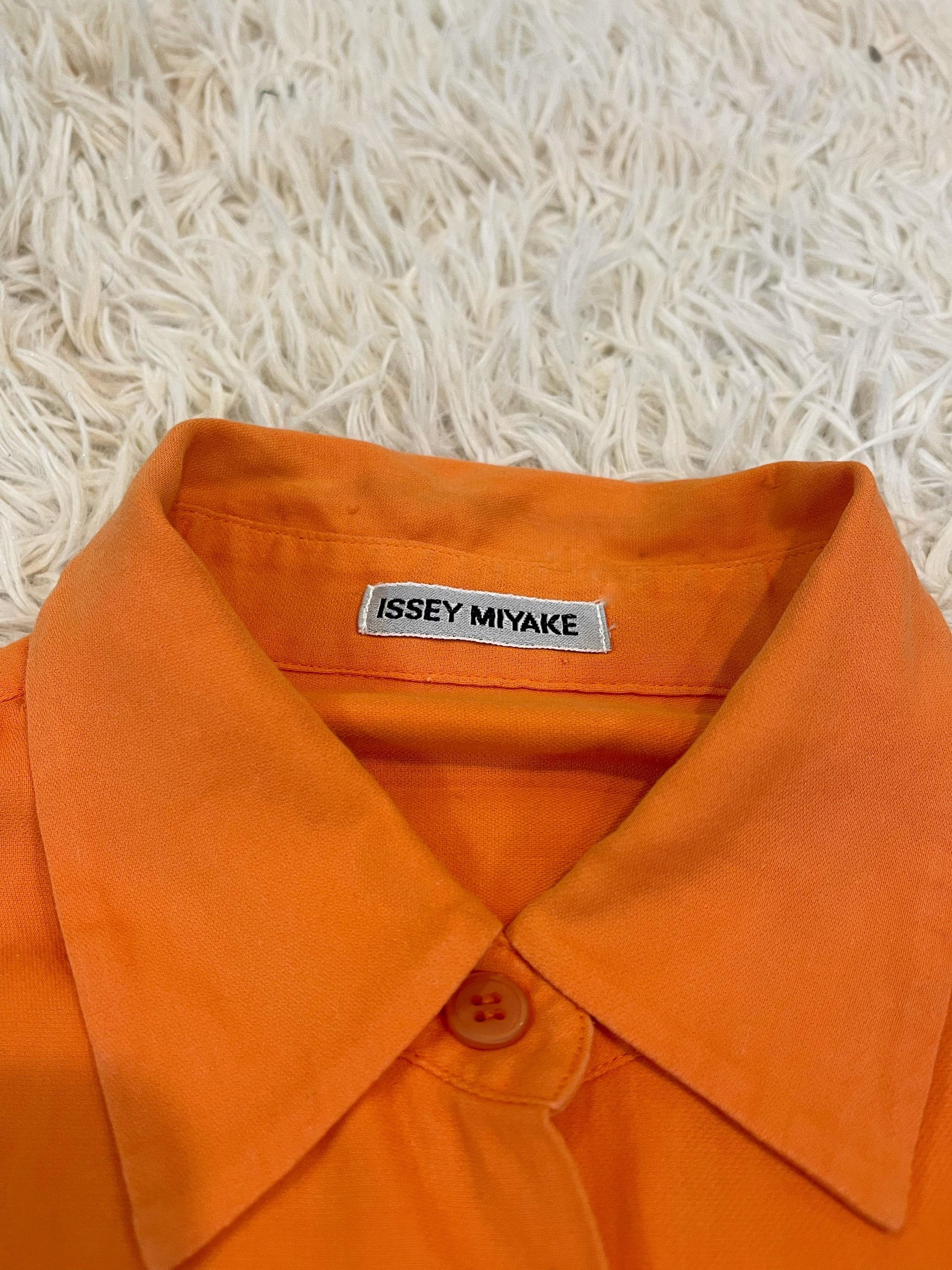 Issey Miyake S/S1991 Chinese Shirt For Sale 3