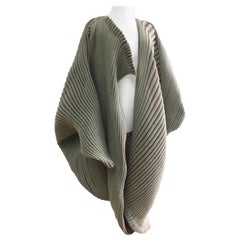 Issey Miyake "Seashell" Giacca Storica Multicolore Cappotto in Maglia 1985