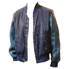 Issey Miyake Silk Bomber Jacket