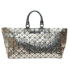 Issey Miyake Silver Bao Bao Bag