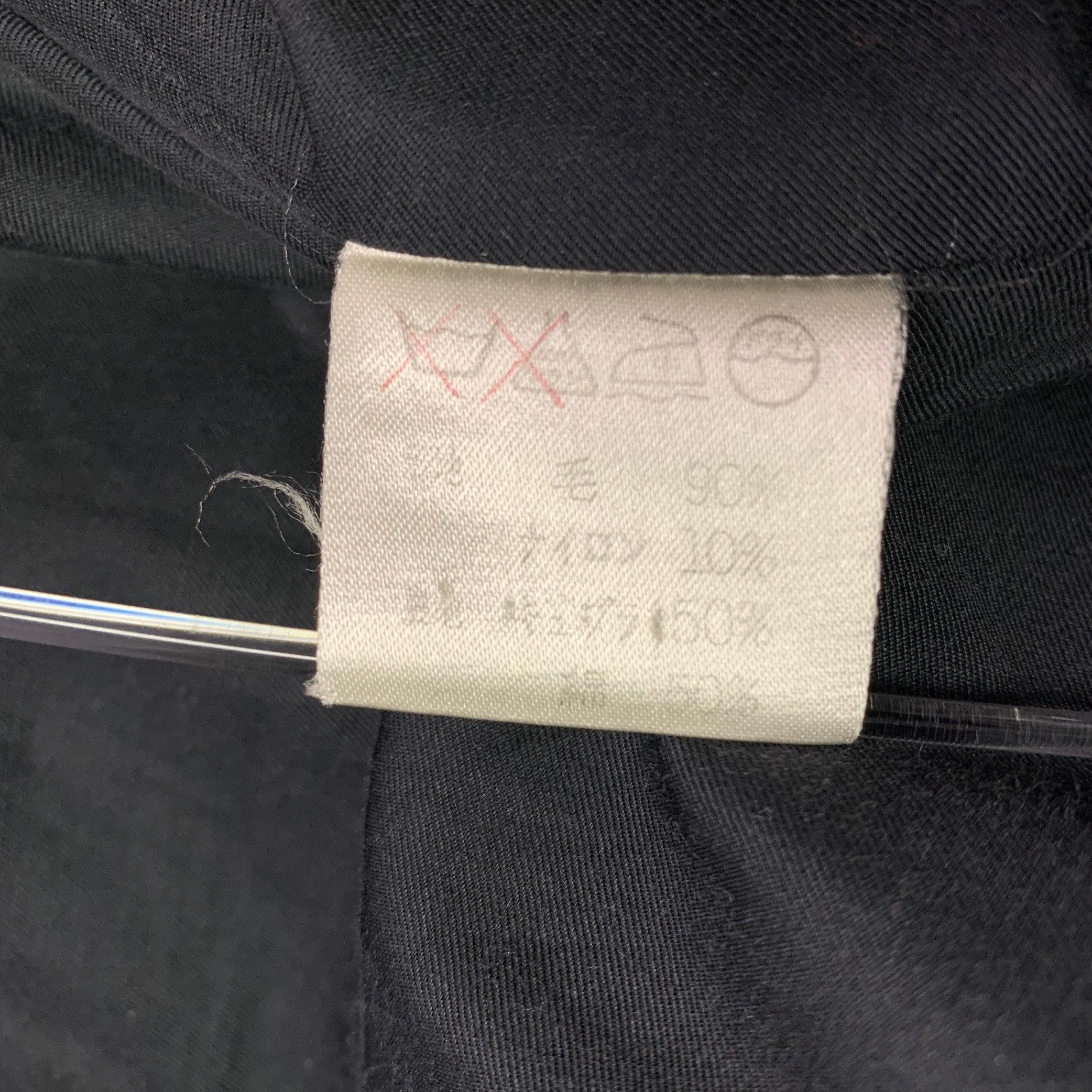 ISSEY MIYAKE Size M Black Wool Blend Single Breasted Jacket Blazer For Sale 1