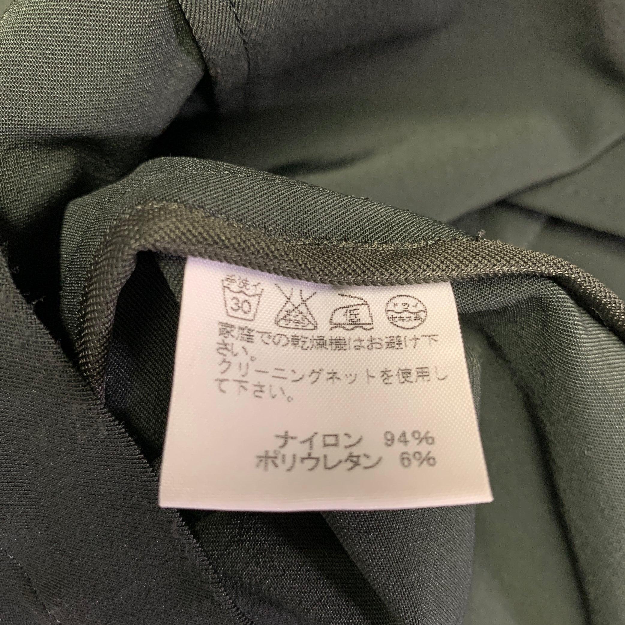 Issey Miyake Taille S Blazer vert à patte unique en vente 3