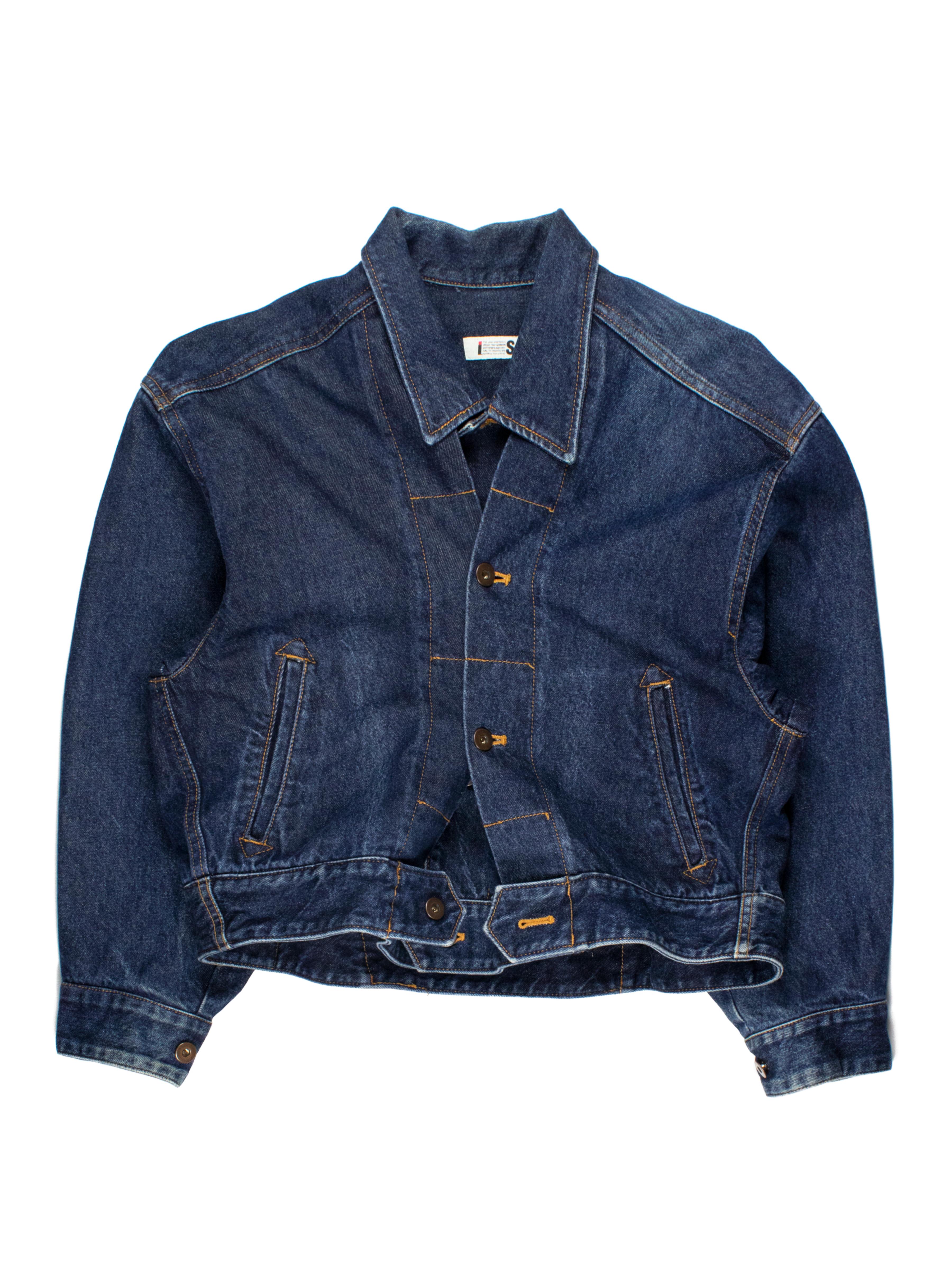 Issey Miyake Sport Doppellagige Trucker-Jacke im Zustand „Gut“ in Beverly Hills, CA