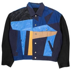 Vintage Issey Miyake SS1993 Patchwork Trucker Jacket