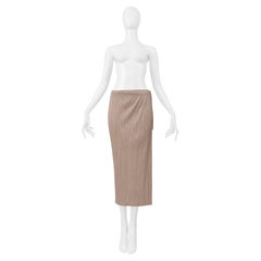 Issey Miyake Pantaloni plissettati con pannello frontale 2004