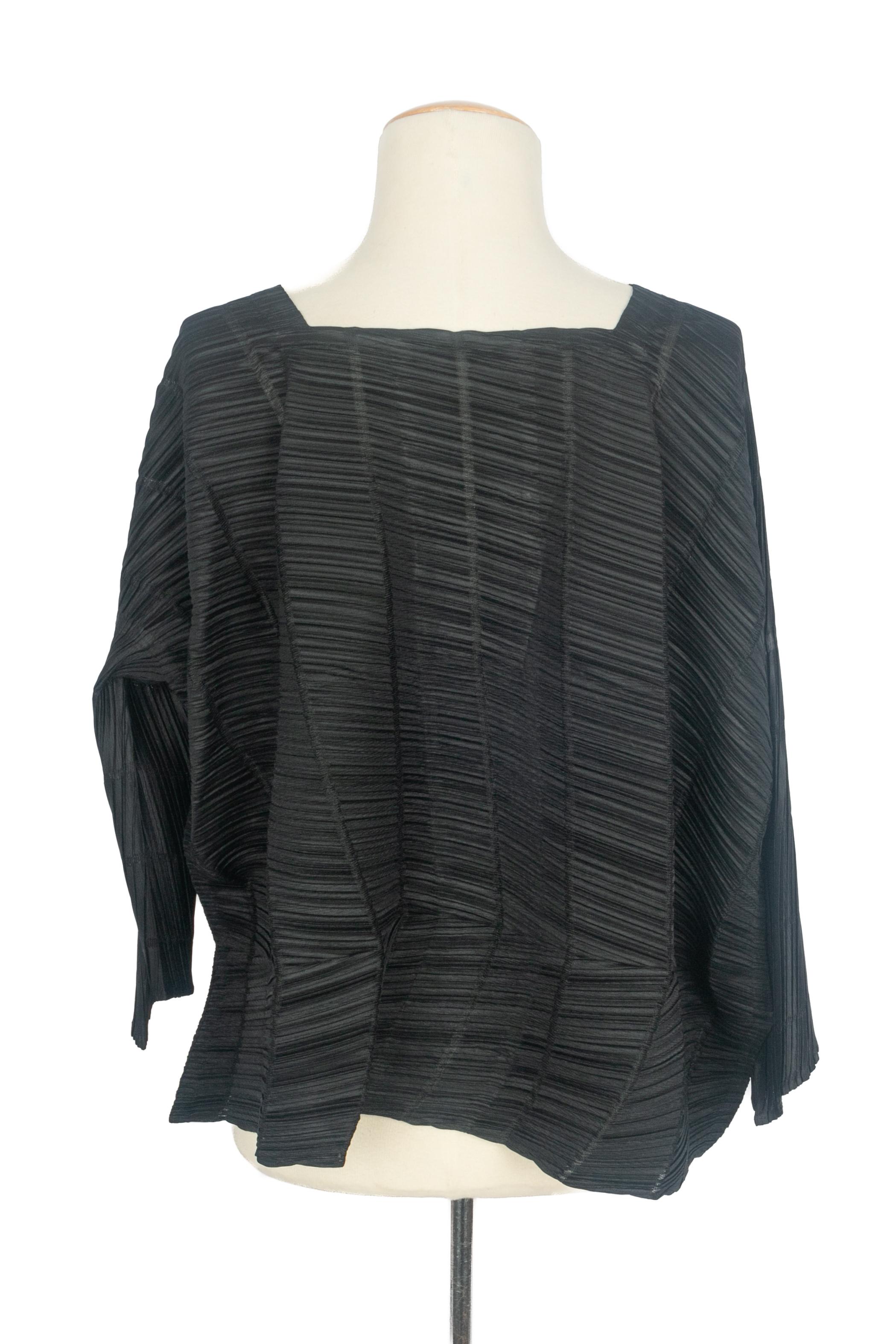 Issey Miyake top Pleats Please 1990s in vendita 1