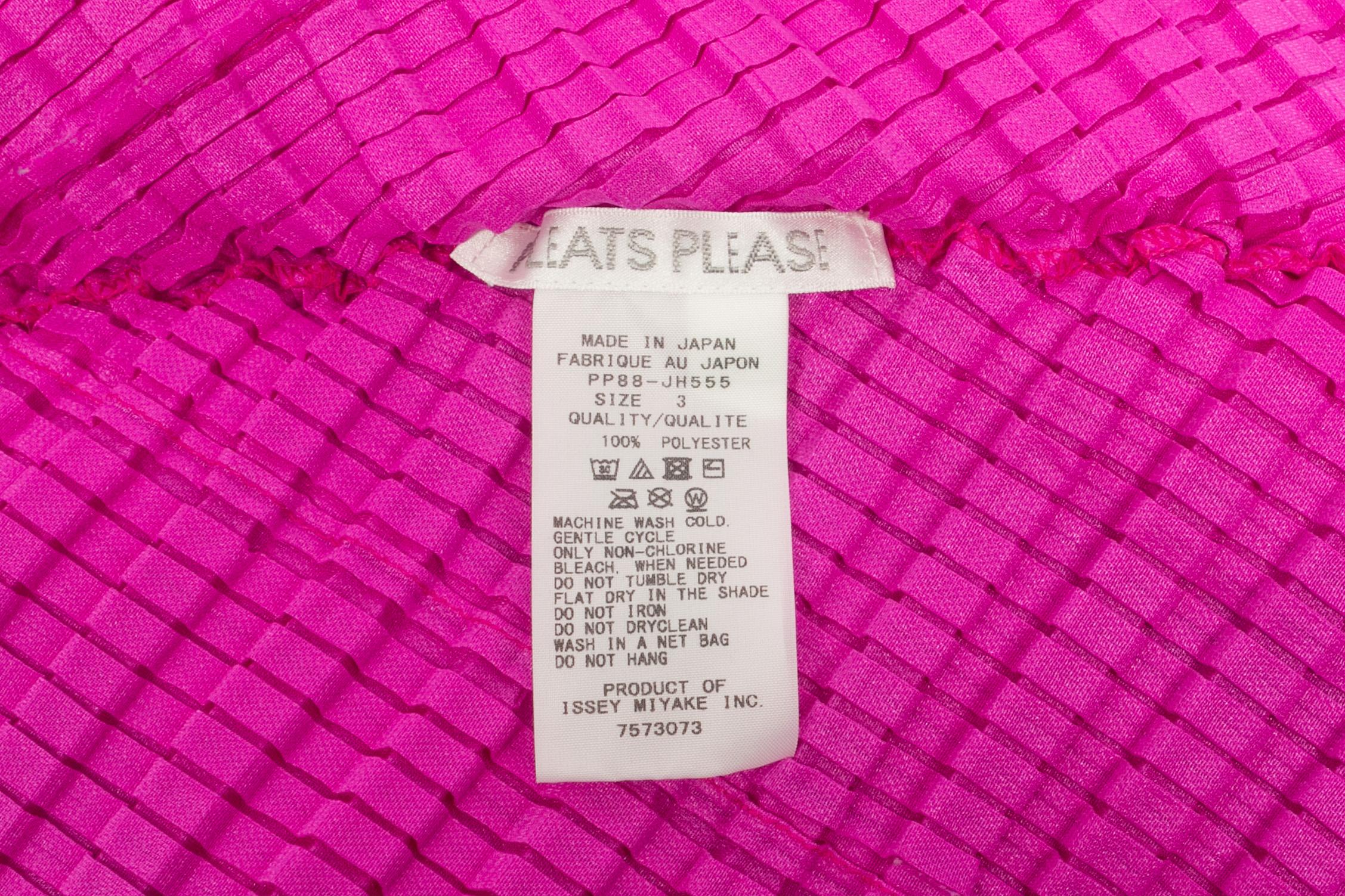 Issey Miyake top Pleats Please 2008 in vendita 3