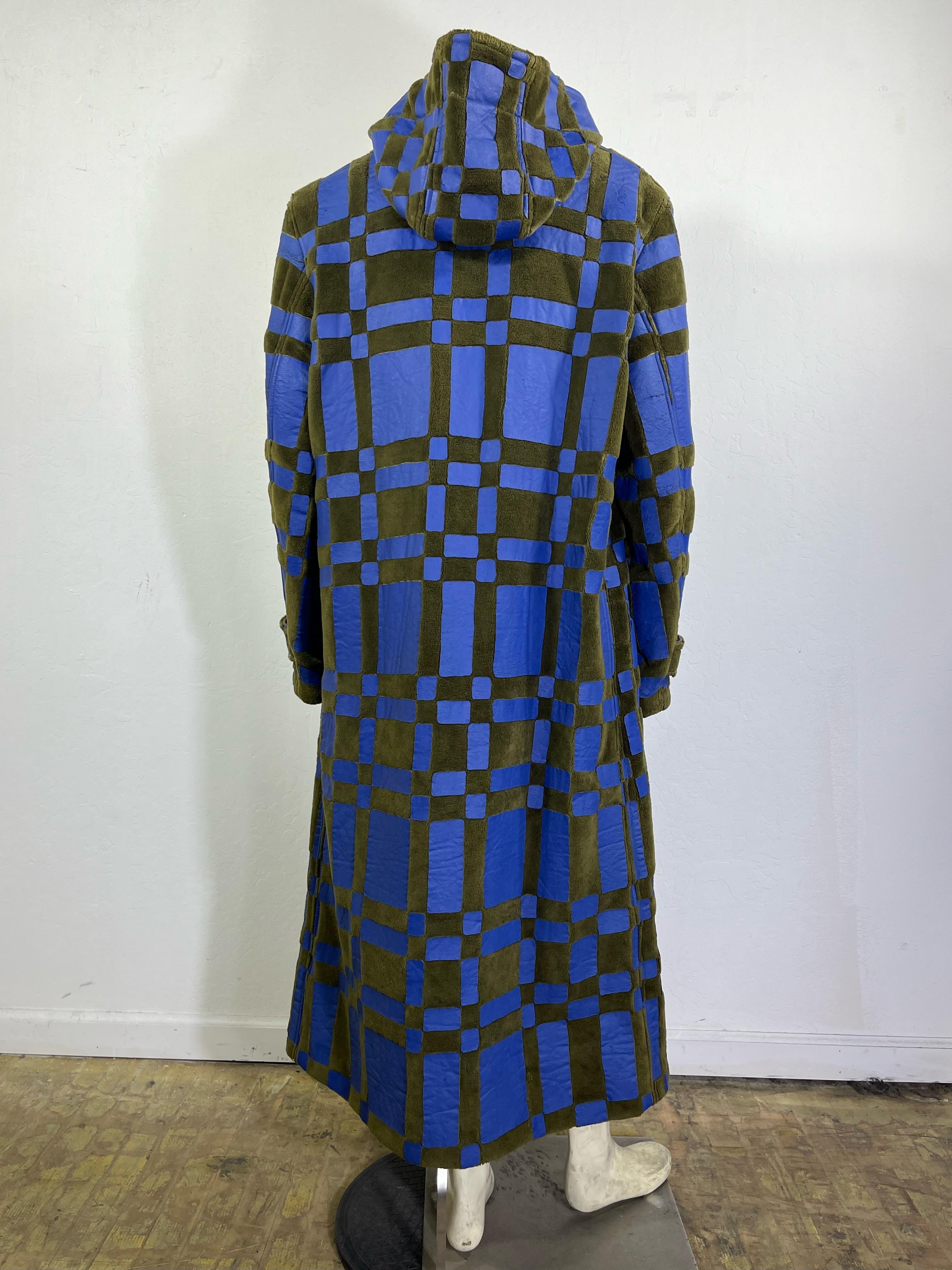 Issey Miyake Vintage 90s Hooded Coat For Sale 13