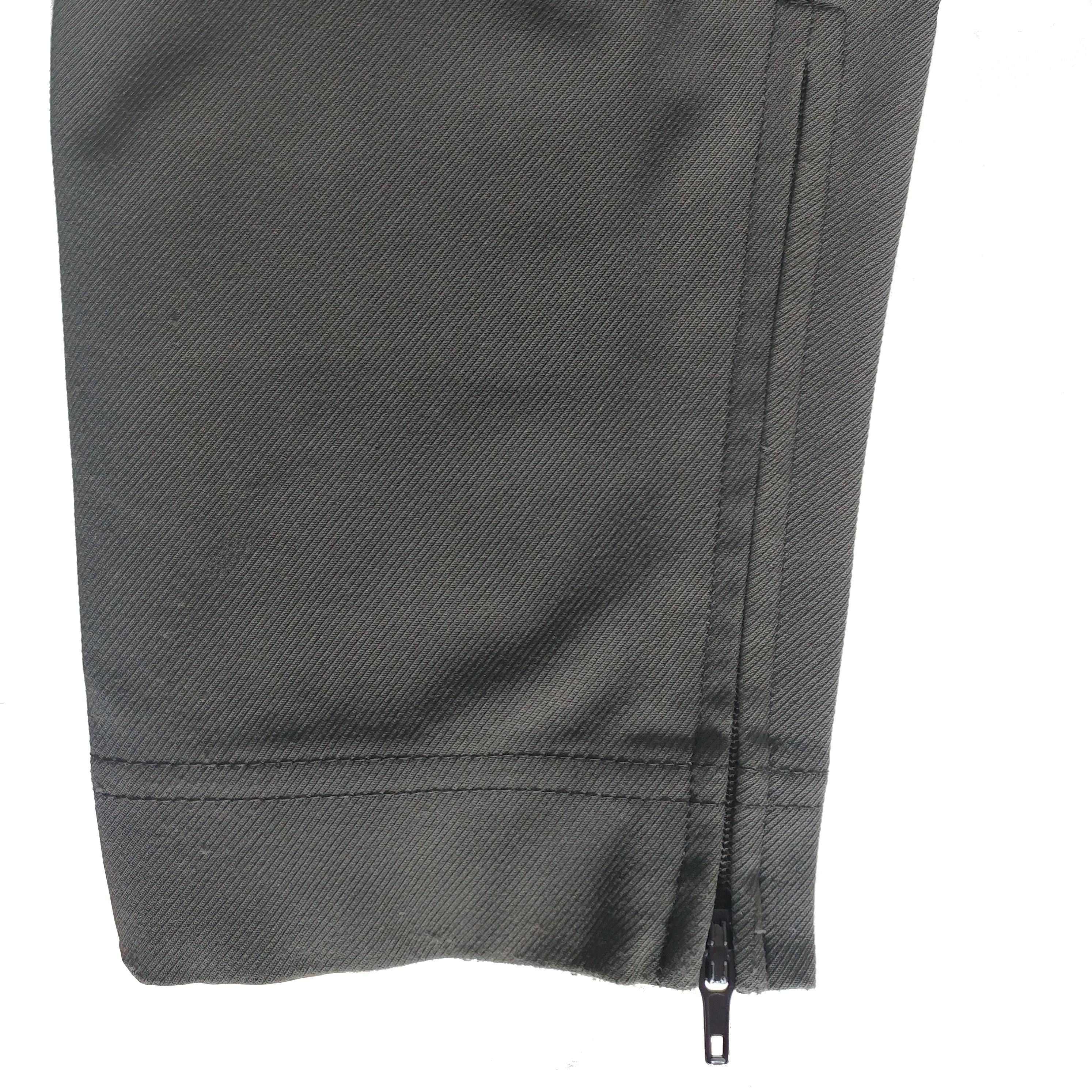 ISSEY MIYAKE - Vintage Gray Cotton High-Waist Pants  Size M 1