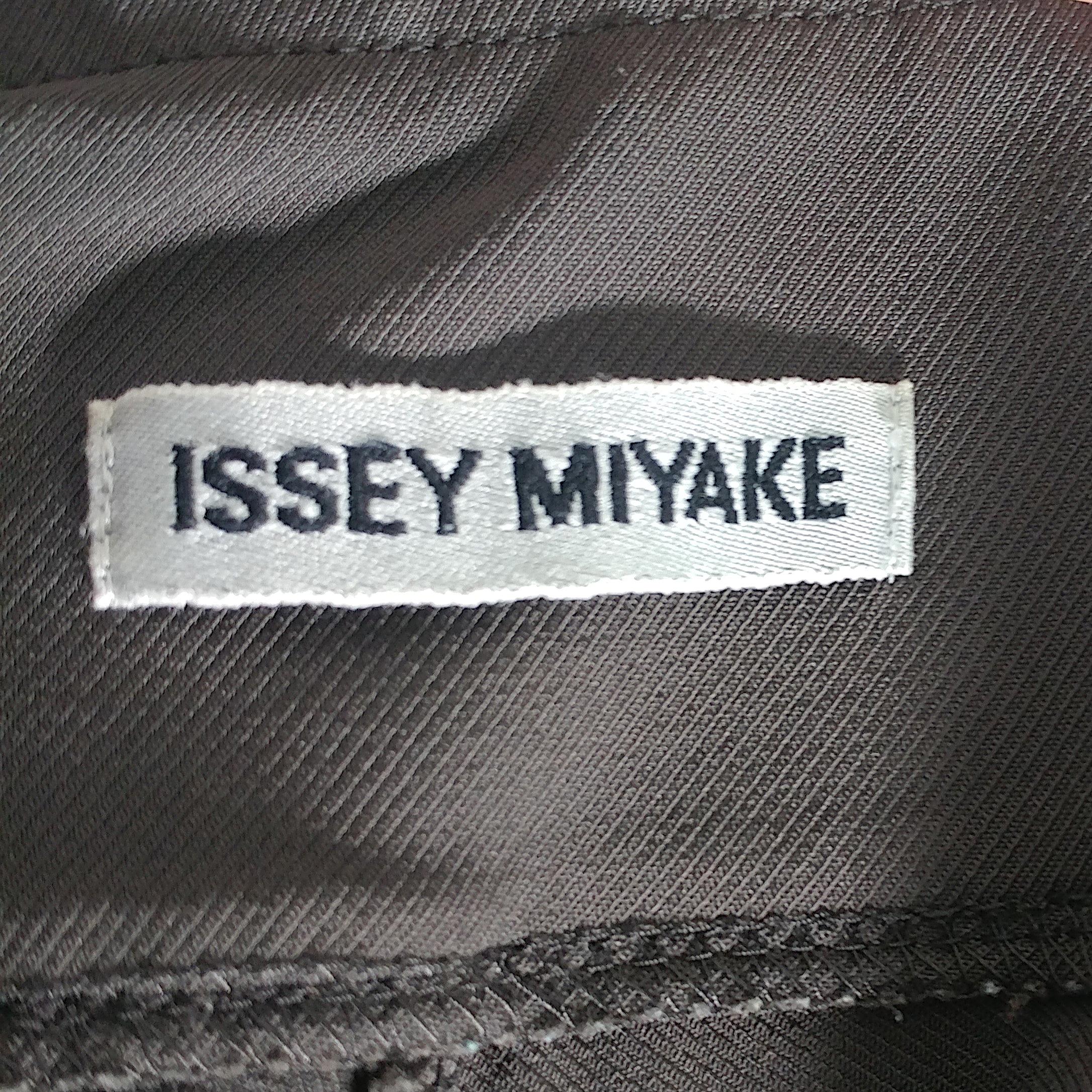 ISSEY MIYAKE - Vintage Gray Cotton High-Waist Pants  Size M 2