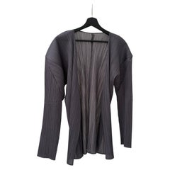 Issey Miyake Vintage Grey Pleated Jacket