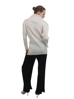 Issey Miyake White Pleated Dress/Tunic
