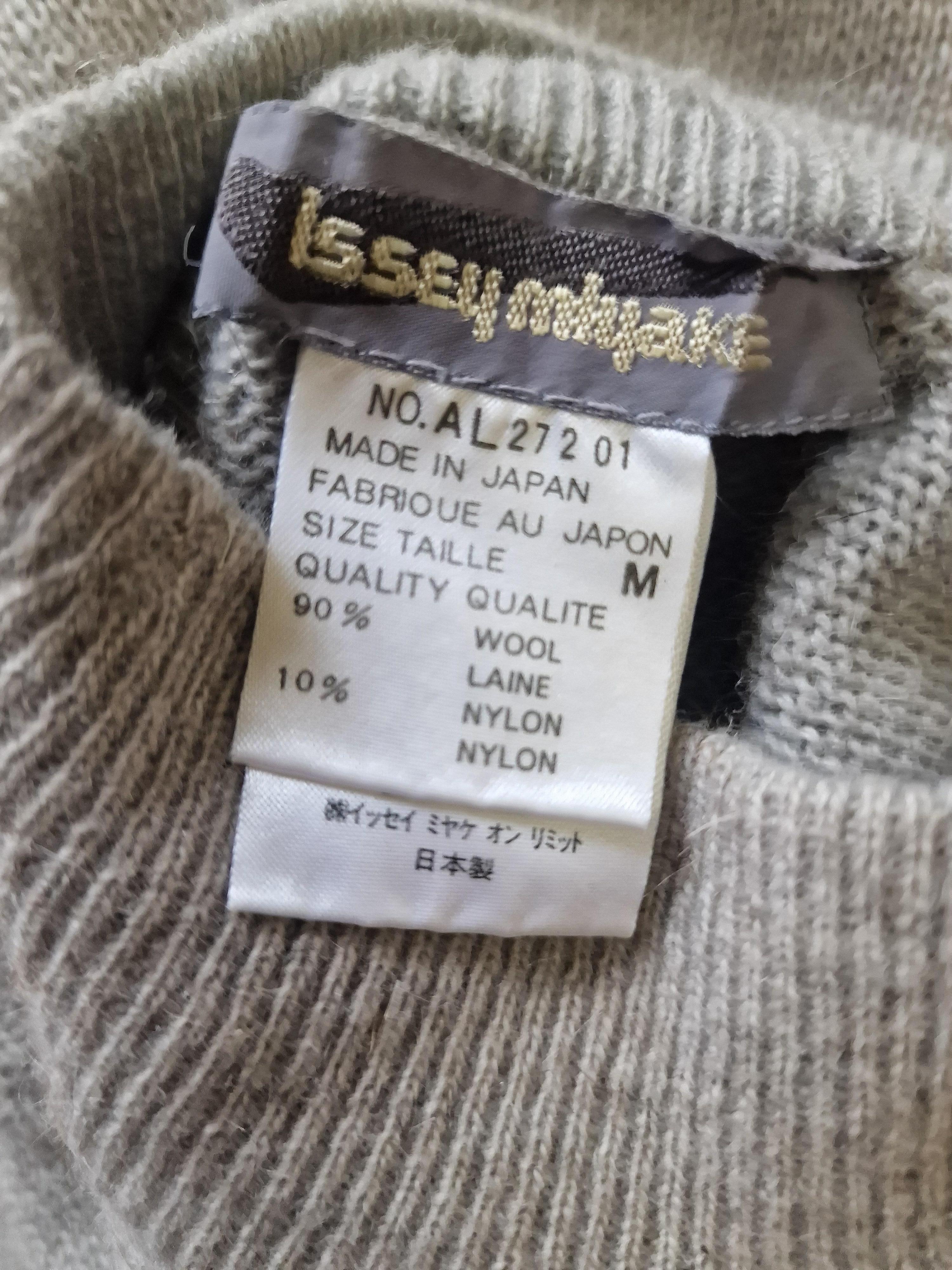 Issey Miyake Wool Multifunction Cutout Vintage Runway 80s Dress Sweater Coat For Sale 11