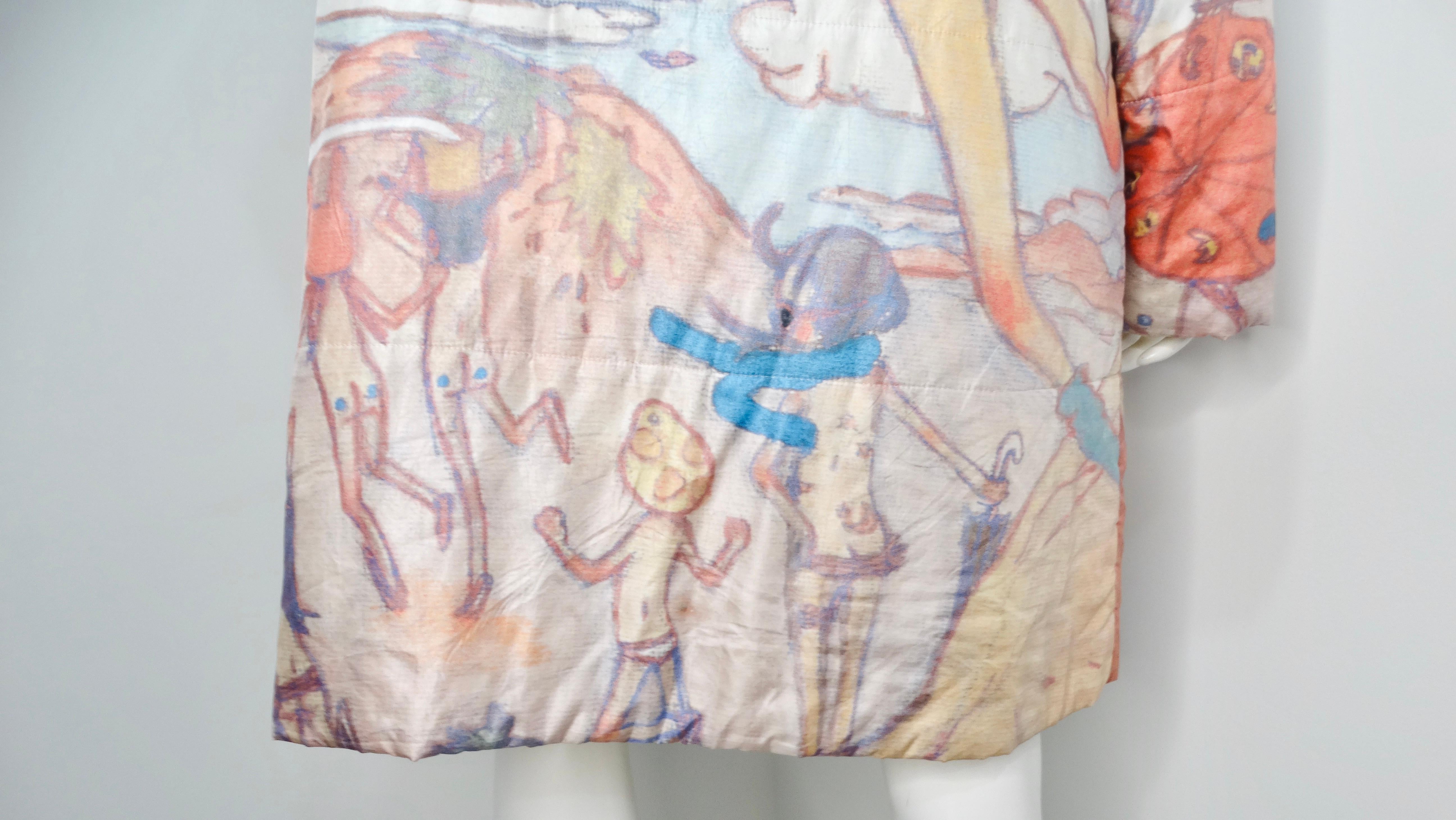 Issey Miyake x Aya Takano 2004 Runway Fantasy Print Puffer Coat 5