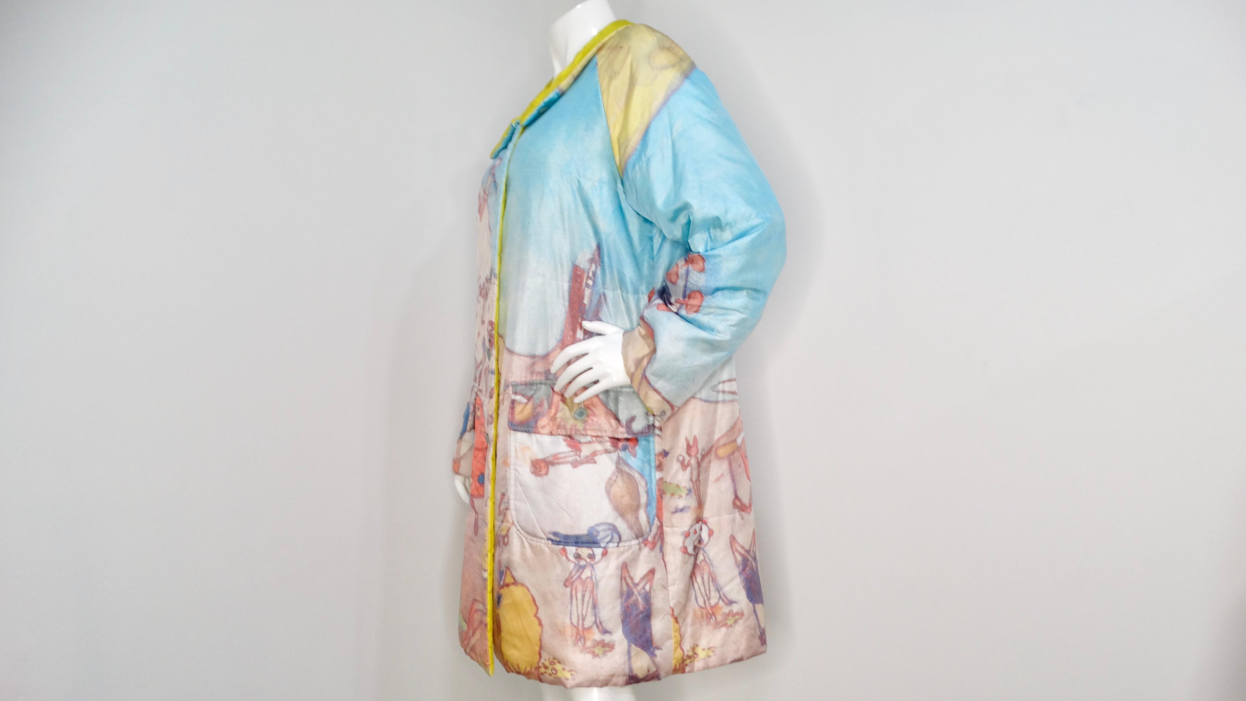 Issey Miyake x Aya Takano 2004 Runway Fantasy Print Puffer Coat 1