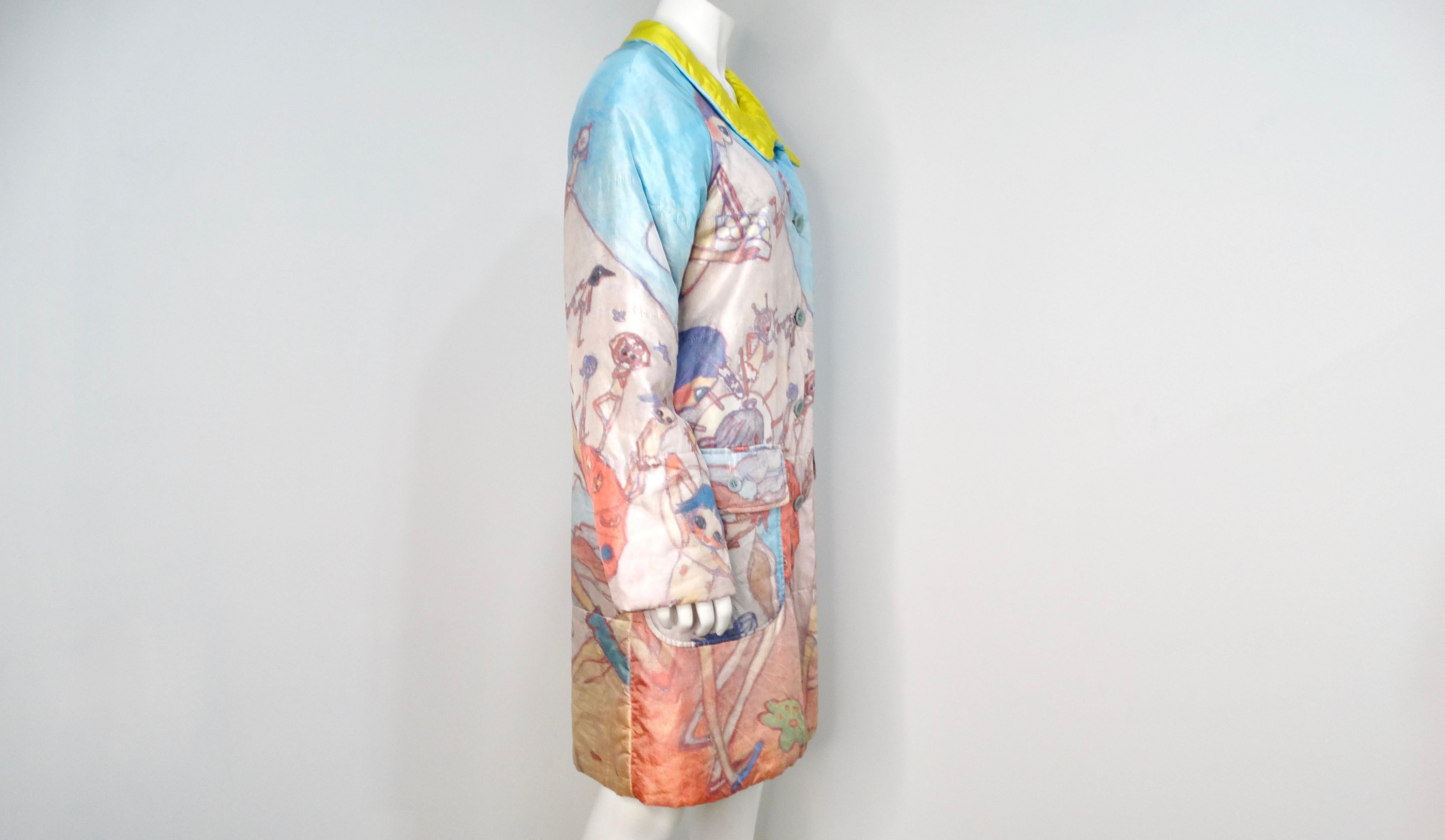 Issey Miyake x Aya Takano 2004 Runway Fantasy Print Puffer Coat 2