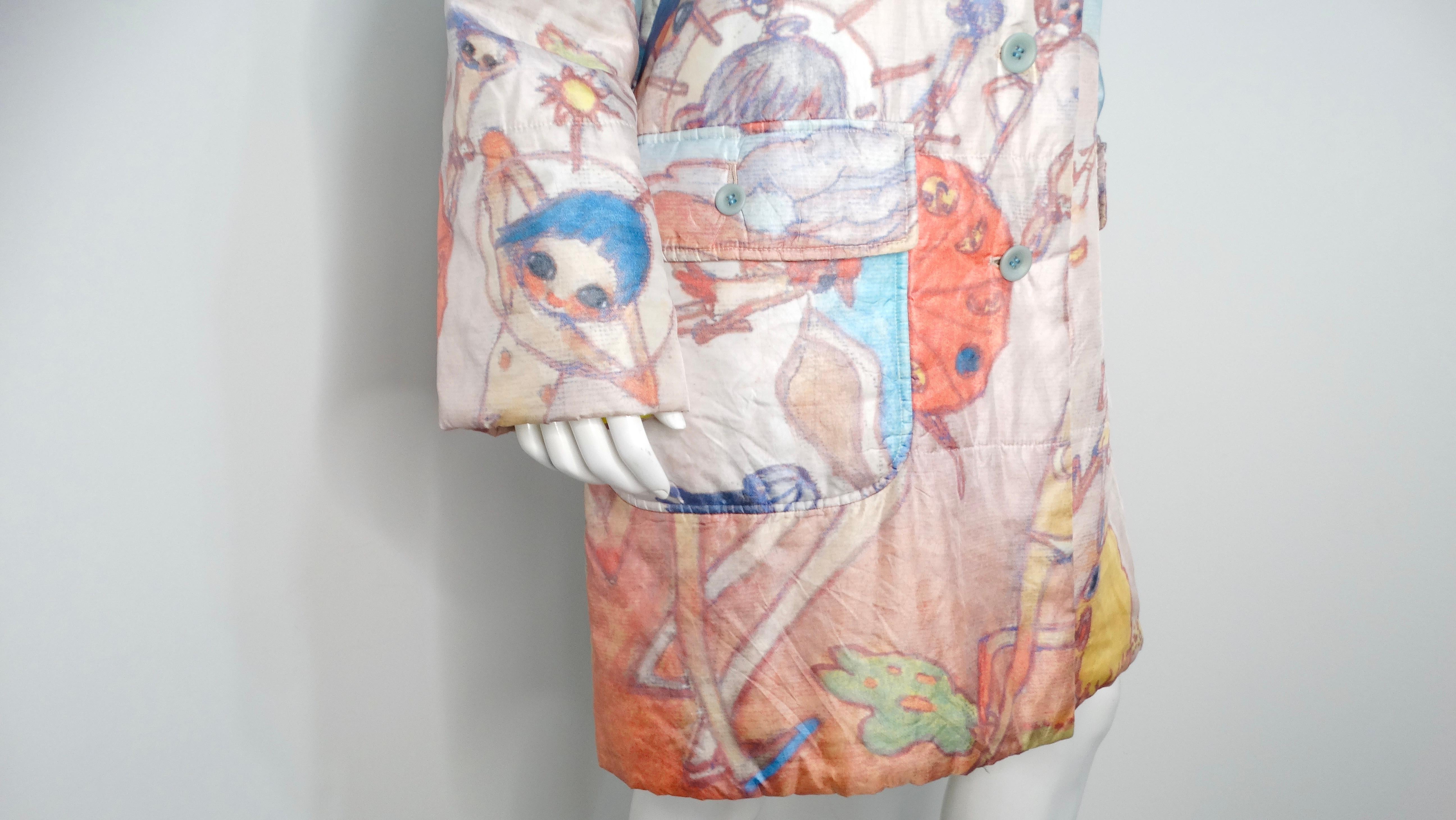 Issey Miyake x Aya Takano 2004 Runway Fantasy Print Puffer Coat 3
