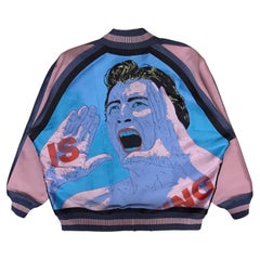 Issey Miyake x Yokoo Tadoo "Tarzan Is Coming  Bomber super oversize, 2021