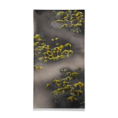"Boundary Layer II" Pastello a olio e inchiostro su tela