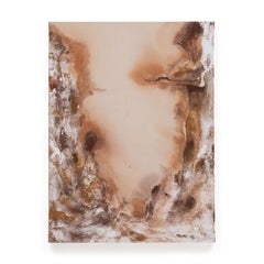 "Hollow" Oil Pastel & Ink on Canvas