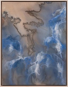 "Snowmelt II" Inchiostro e pigmento su tela