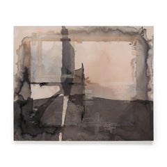 "Estructuras vestigiales" Tinta y pigmento sobre lienzo