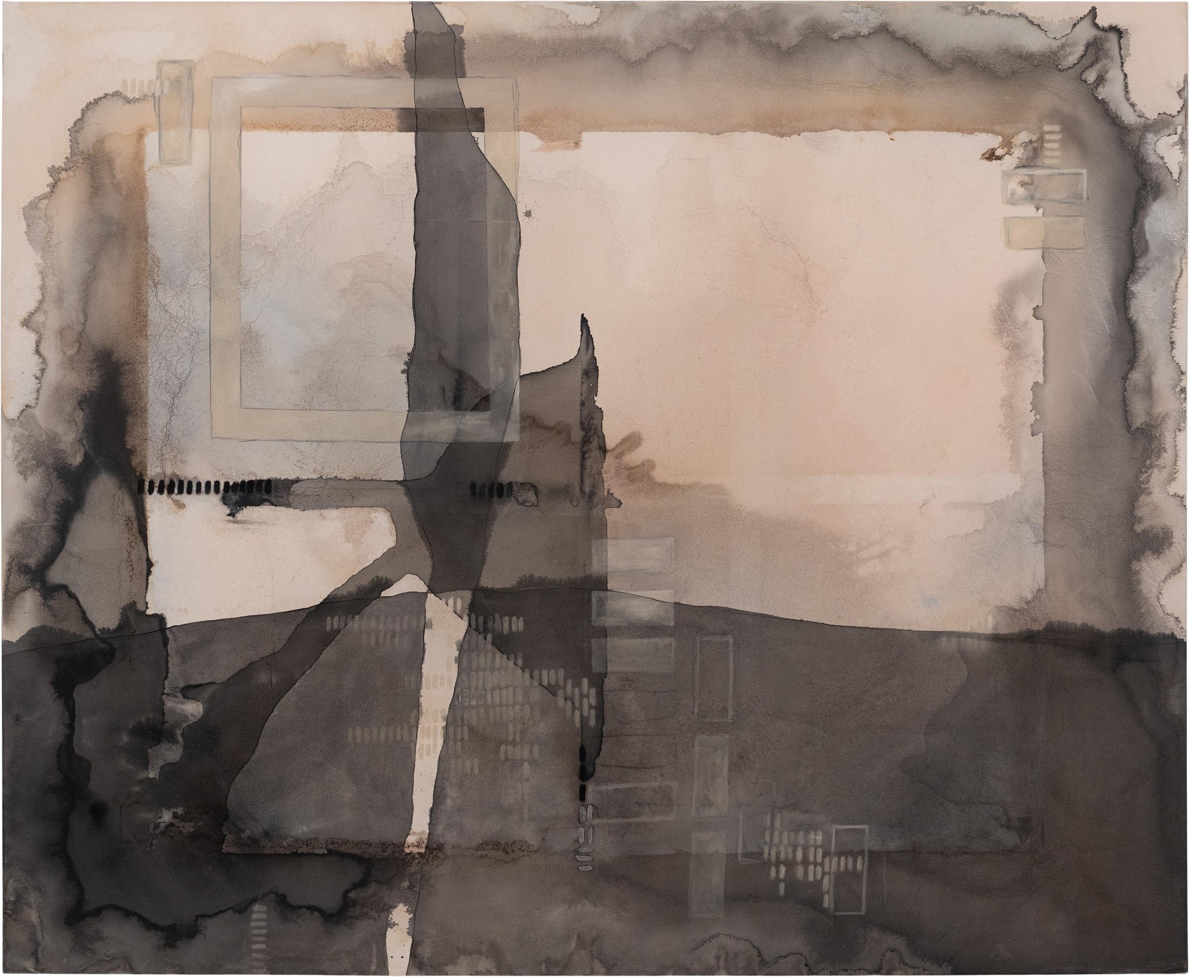 "Vestigial Structures" Ink & Pigment on Canvas