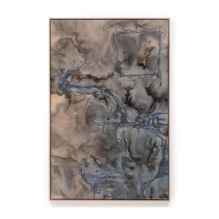 "Solsticio de invierno" Tinta y pintura sobre lienzo