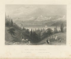 Istanbul et la Corne d'Or d'après W.H. Bartlett, gravure sur acier, vers 1838