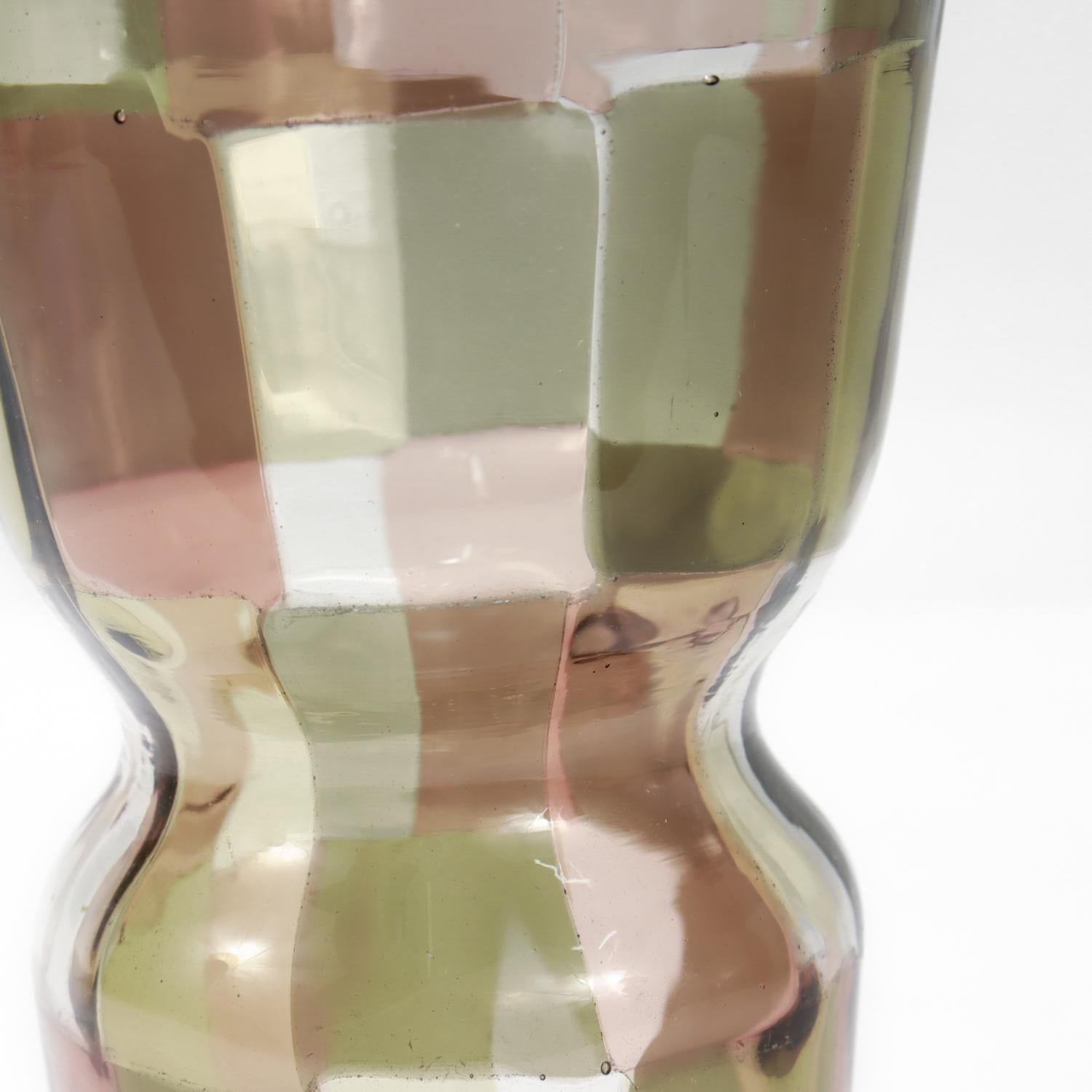 Vaso in vetro artistico Istanbul Pezzato Murano n. 4402 di Fulvio Bianconi per Venini in vendita 10