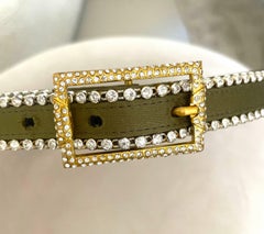 Istante by Gianni Versace 1990s Belt with Rhinestones Collectors Item